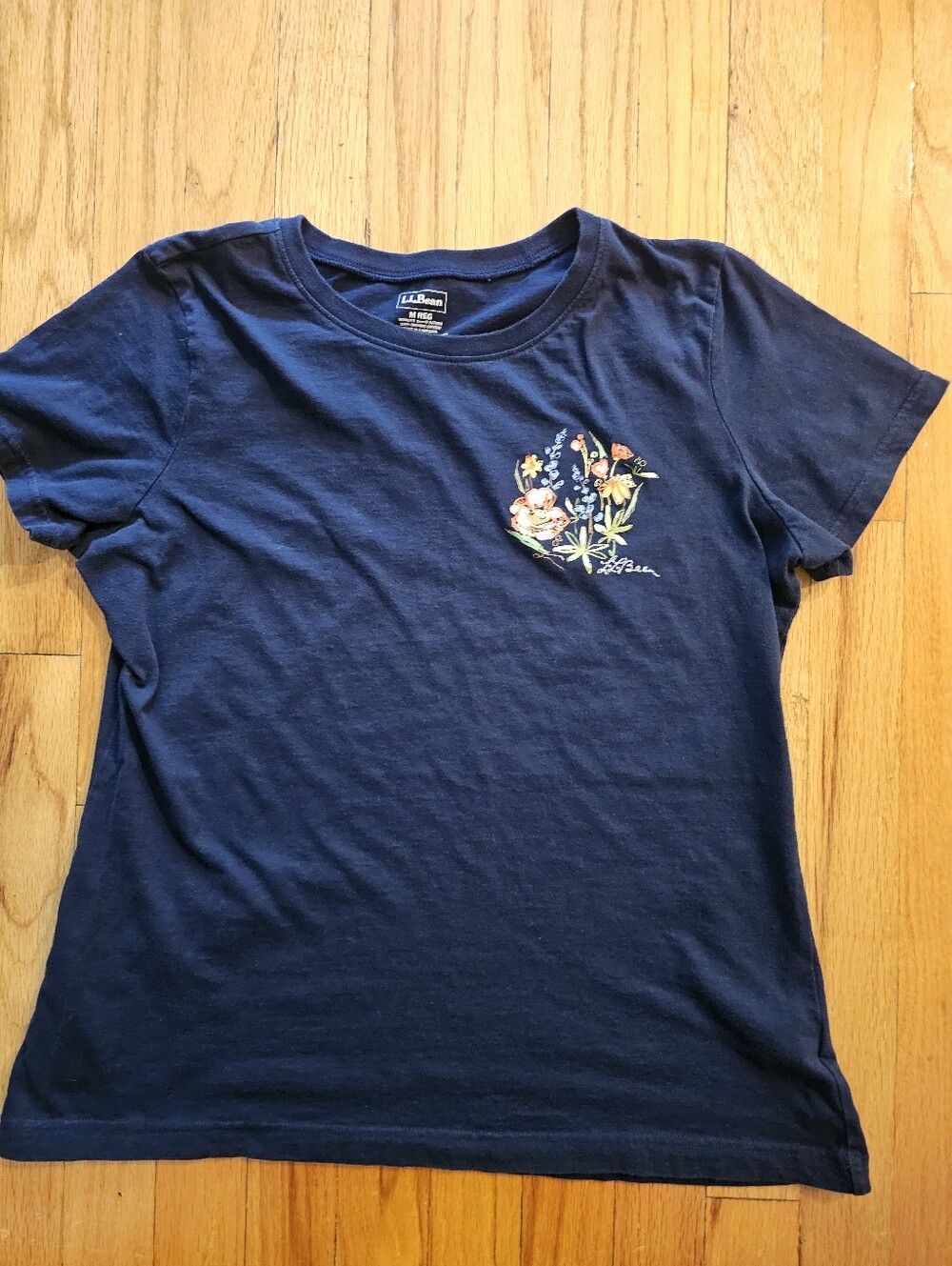 L.L.Bean Jess Franks Cotton Crewneck Tee